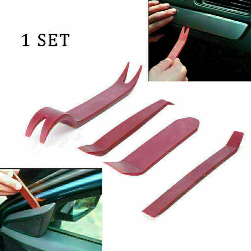 4x Universal Car Dash Moulding Trim GPS Door Panel Radio Open Pry Removal Tool