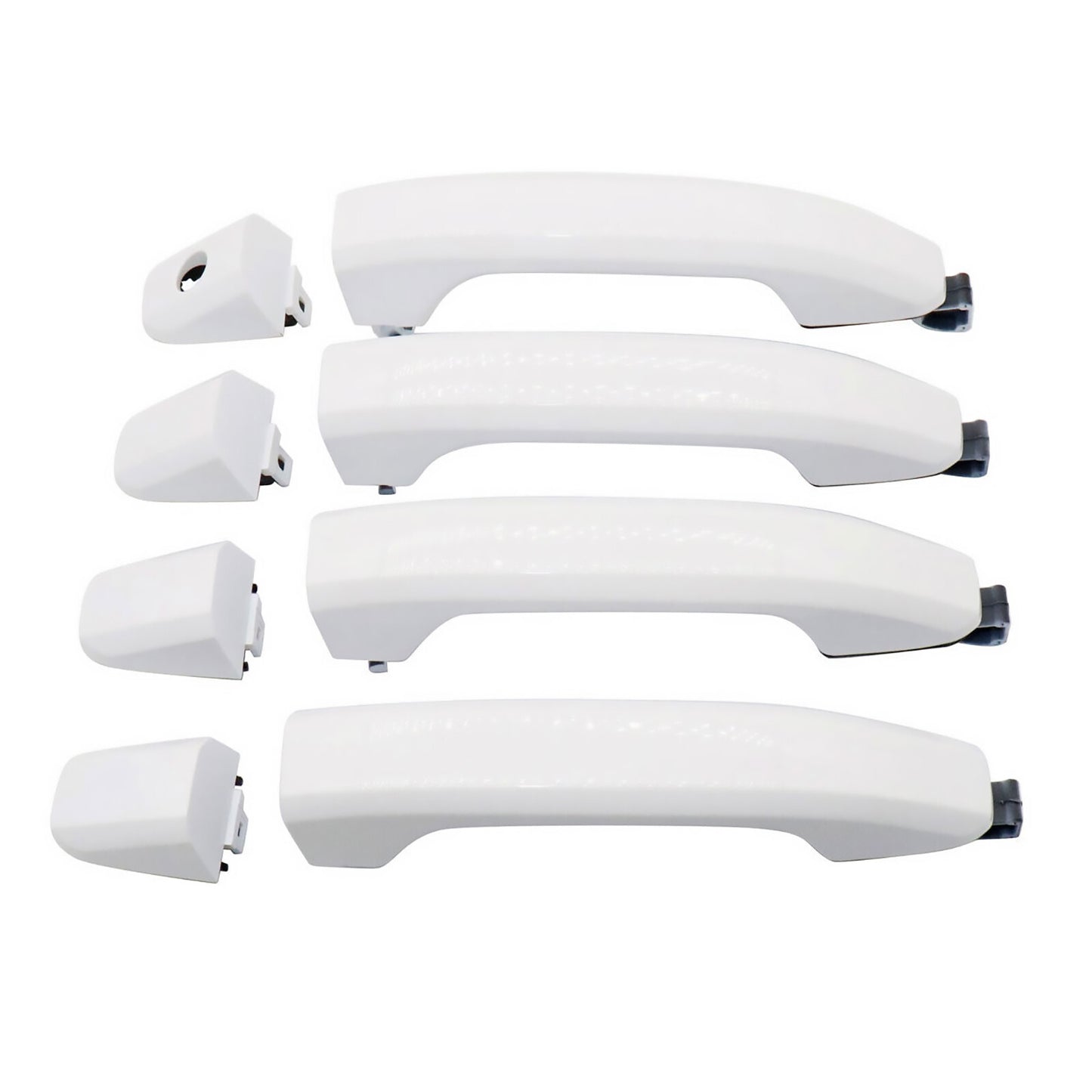 4x Olympic White Door Handles for GMC for Sierra 1500 Limited 2019 13583680