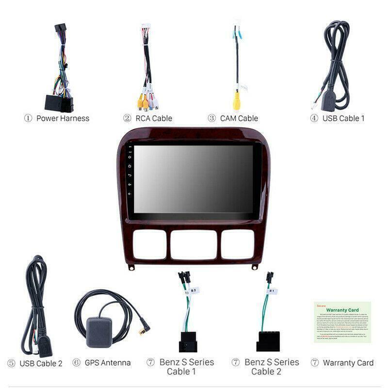 Car Radio Multimedia Android GPS navigation For 1998-2005 for Mercedes-Benz S Class