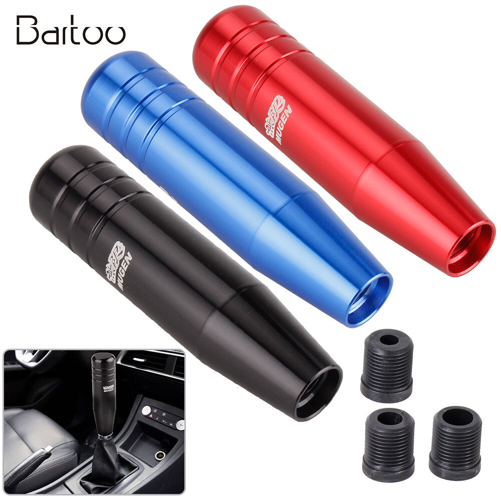 MUGEN Black 13cm Stick Manual Car Racing Gear Shift Knob Shifter Universal