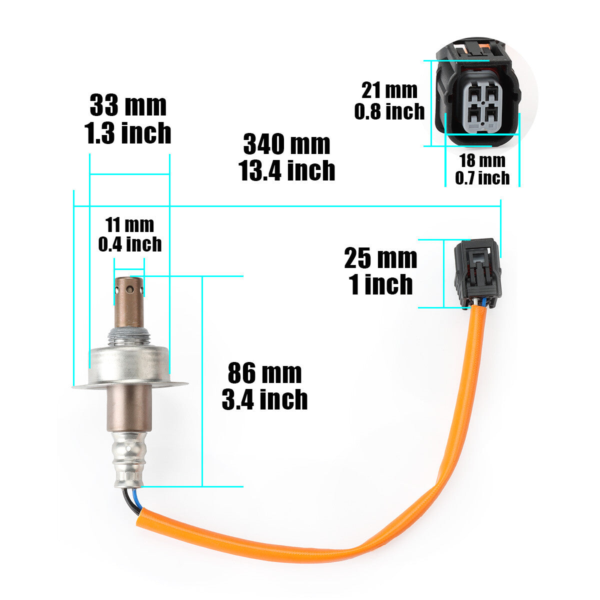 Suitable for Honda for Civic 1.8L 2006 - 2011 36531-RNA-A01 36531RNAA01 Oxygen Sensor Upstream