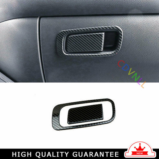 for Co -Pilot Storage Box Handle Sticker 2 for Honda Accord 18-22 Steel Carbon Fiber