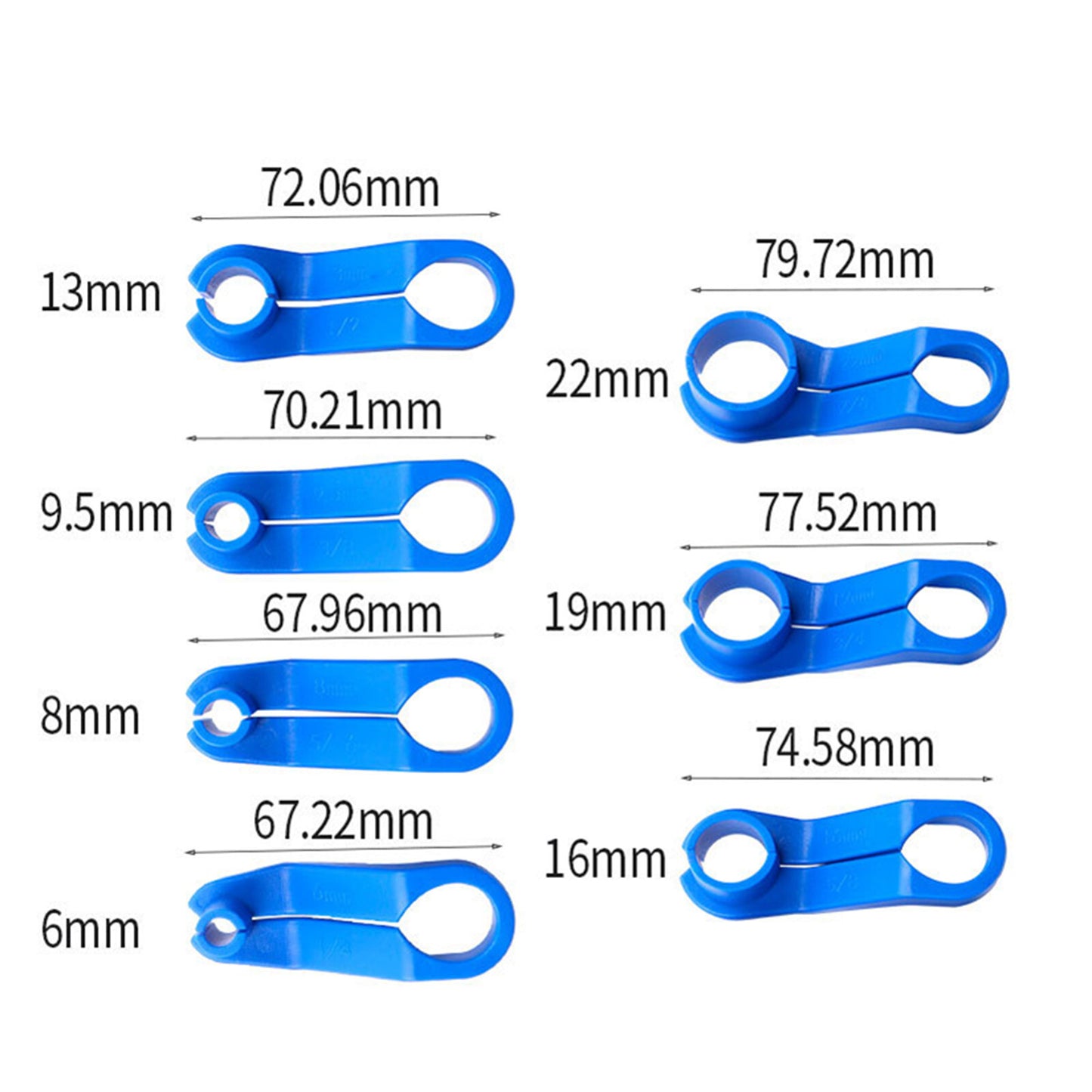 7Pcs Plastic Car Auto AC Line Disconnect Tool Fuel Line Removal Tools Kit