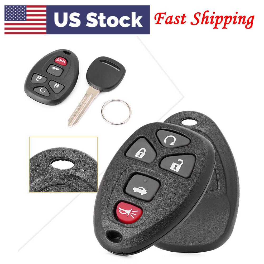 Remote Key Fob 5b Replacement Set for Pontiac G5 G6 Solstice for Saturn Pair Car