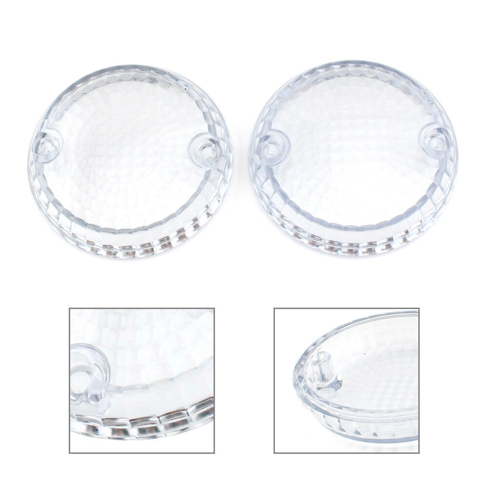 Turn Signal Light Lens Cover Fit for Kawasaki Vulcan 1500 Classic Mean Streak Clear