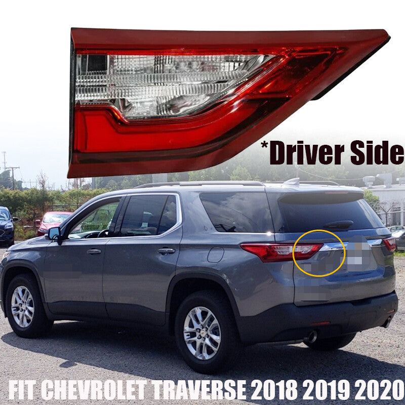 DRIVER LH SIDE INNER TAIL LIGHT LAMP FIT for CHEVROLET TRAVERSE 2018 2019 2020
