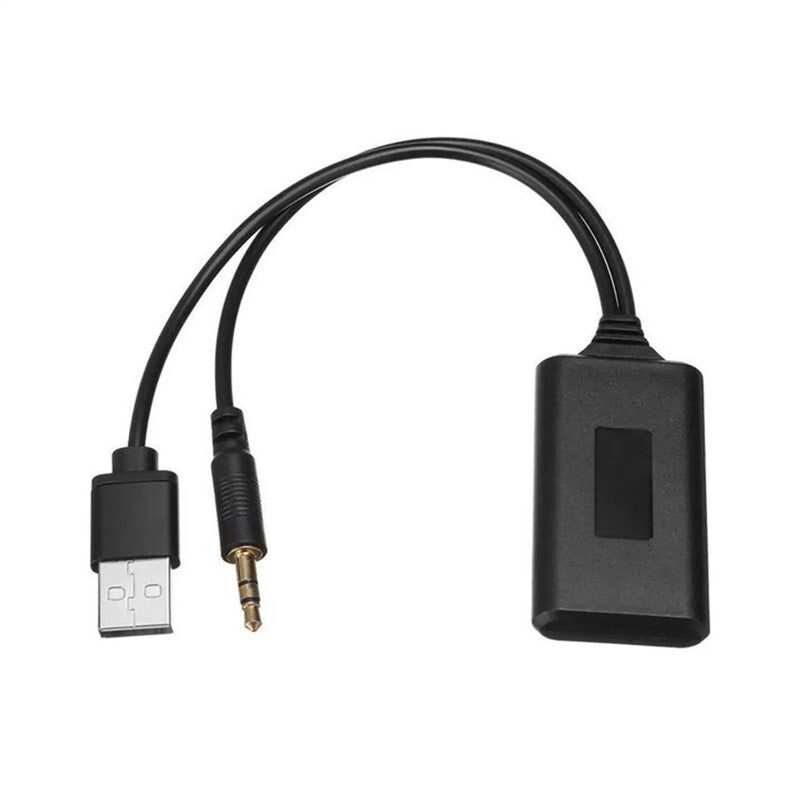 Universal Car 5V Bluetooth Module Adapter Stereo Cable AUX 3.5MM Wireless Radio