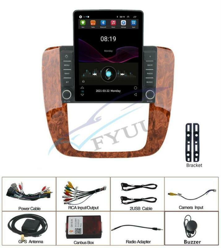 9.5 Vertical Car Stereo Radio GPS Navi Player FM for GMC for Yukon for Chevrolet Tahoe