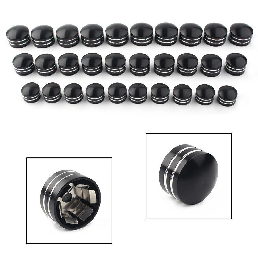 BCNC Inner 11mm Schrauben Motor Bolt Topper Caps Cover f¨¹r for Harley Dyna V-Rod