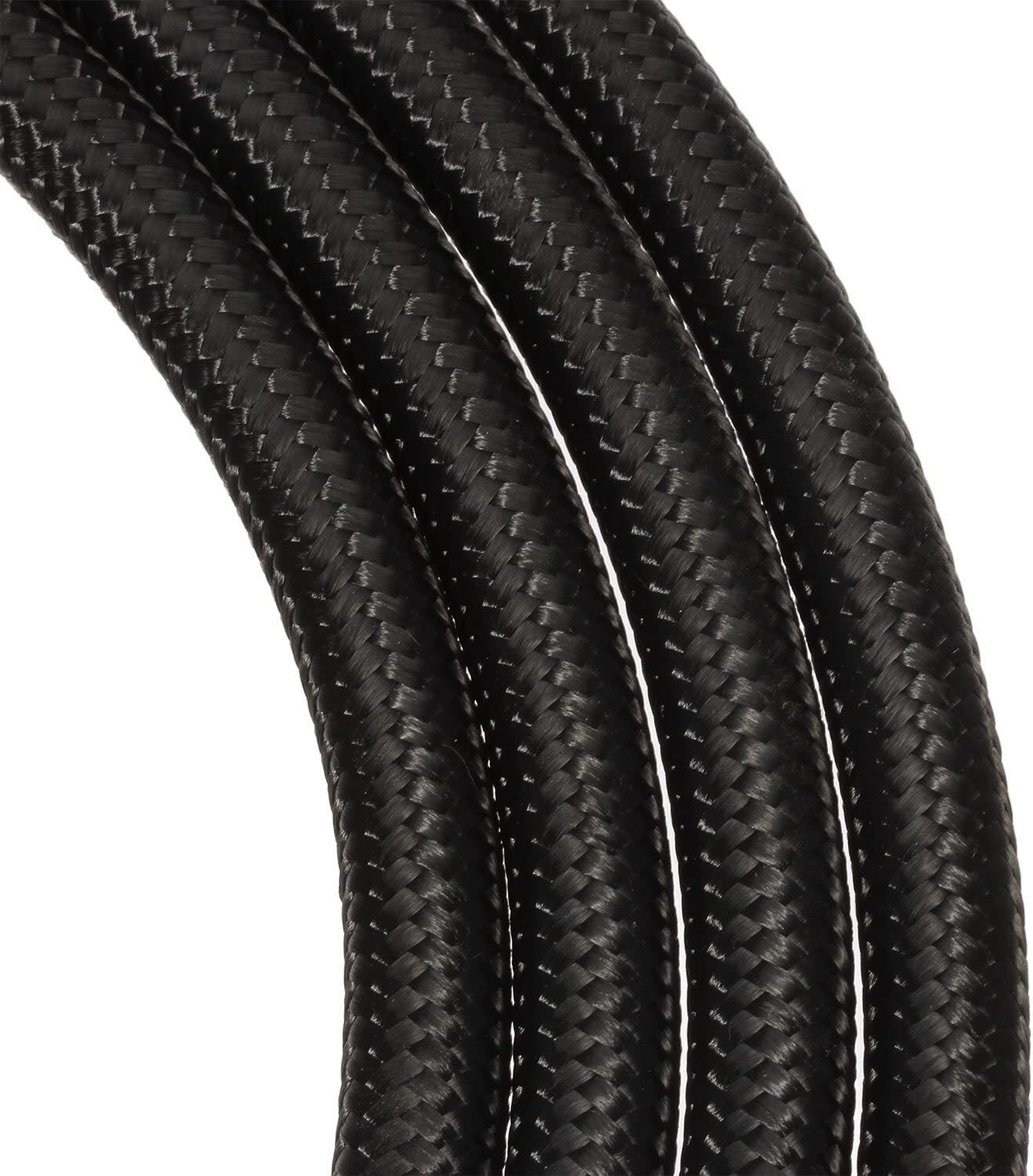 20ft 6AN 6AN6 AN-6 Accessories Steel Nylon Braided Oil Fuel Line Rotary Hose End Kit