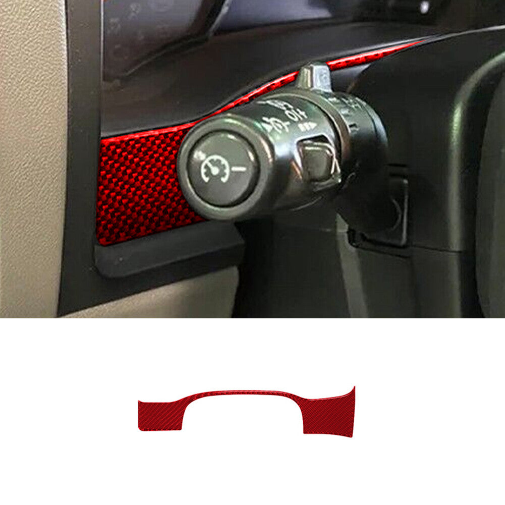 Red Carbon Fiber Below Speedometer Cover Trim For Colorado 2004-12/ for Canyon 05-12