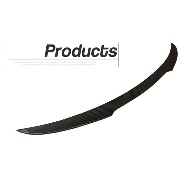 for Mazda 3 Sedan Axela 2014-2018 Carbon Style Rear Trunk Spoiler Boot Lip Wing