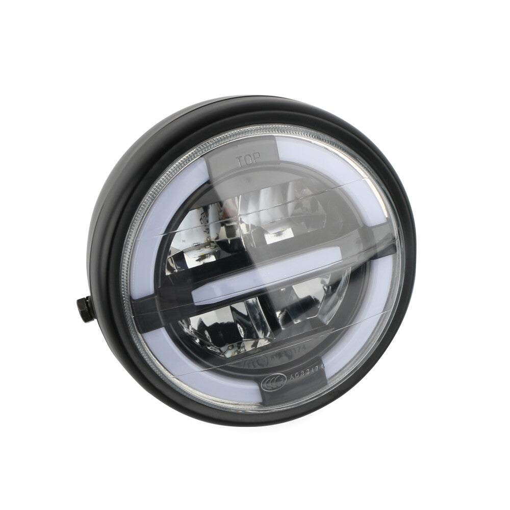 LED headlights for Harley-Davidson motorcycles, 7-inch round motorcycle driving lights (DRL-).