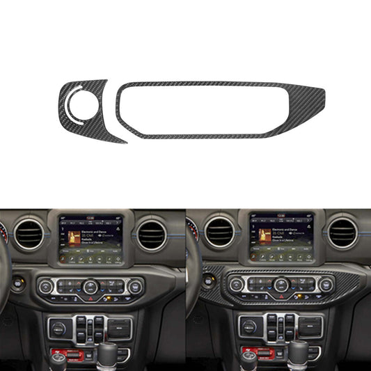 Carbon Fiber Ignition & A/C Control for Jeep for Wrangler JL 2018+ Gladiator 2020+