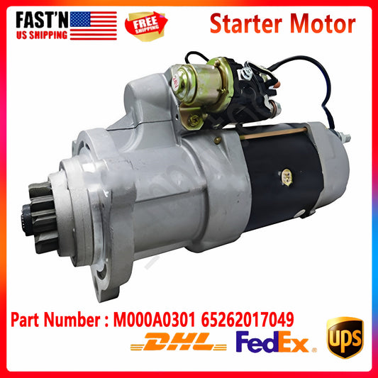 24V Starter Motor 65.26201-7059 M000A0301 for DH220-3 Excavator w/ D1146