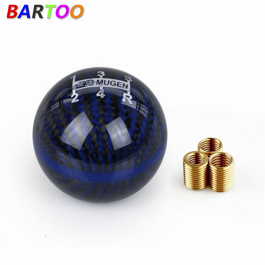 Universal Real Carbon Fiber Ball Manual MT Gear Shift Shifter Knob