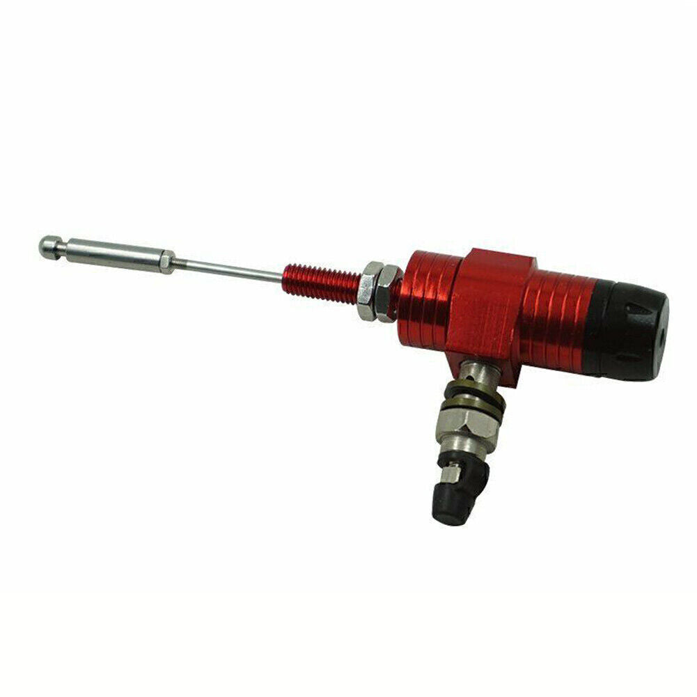 M10x1.25MM Hydraulic Clutch Master Cylinder Rod Brake Pump Universal Motor red