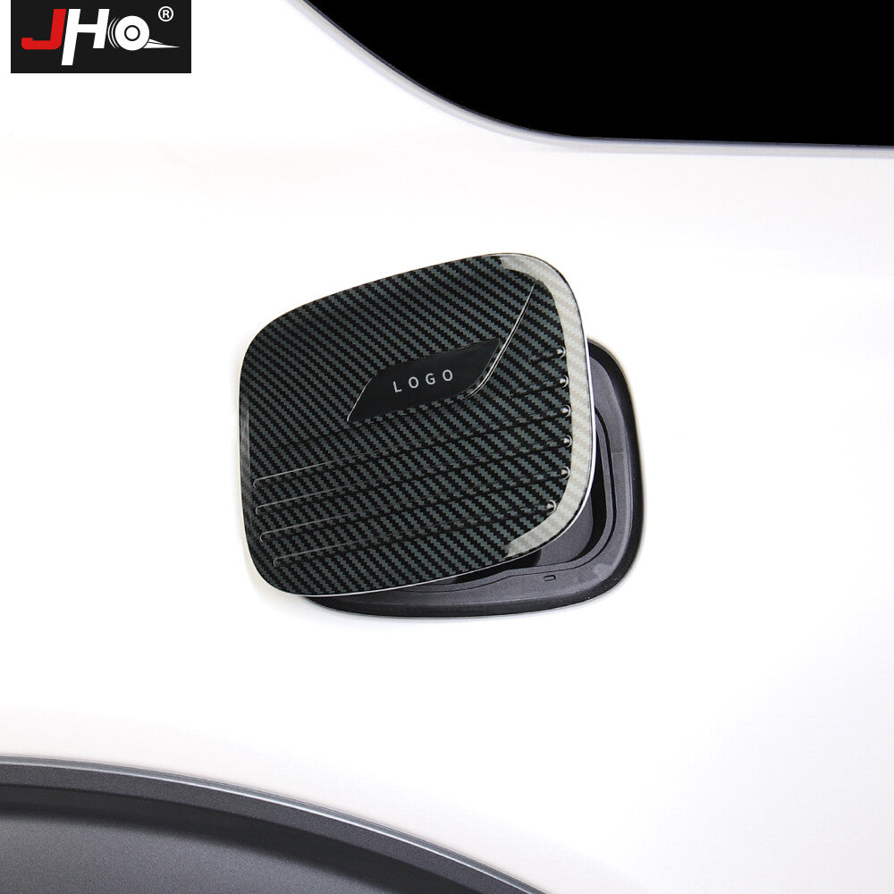 ABS Carbon Fiber Fuel Filler Door Gas Tank Cap Cover Trim for Ford Explorer 2020