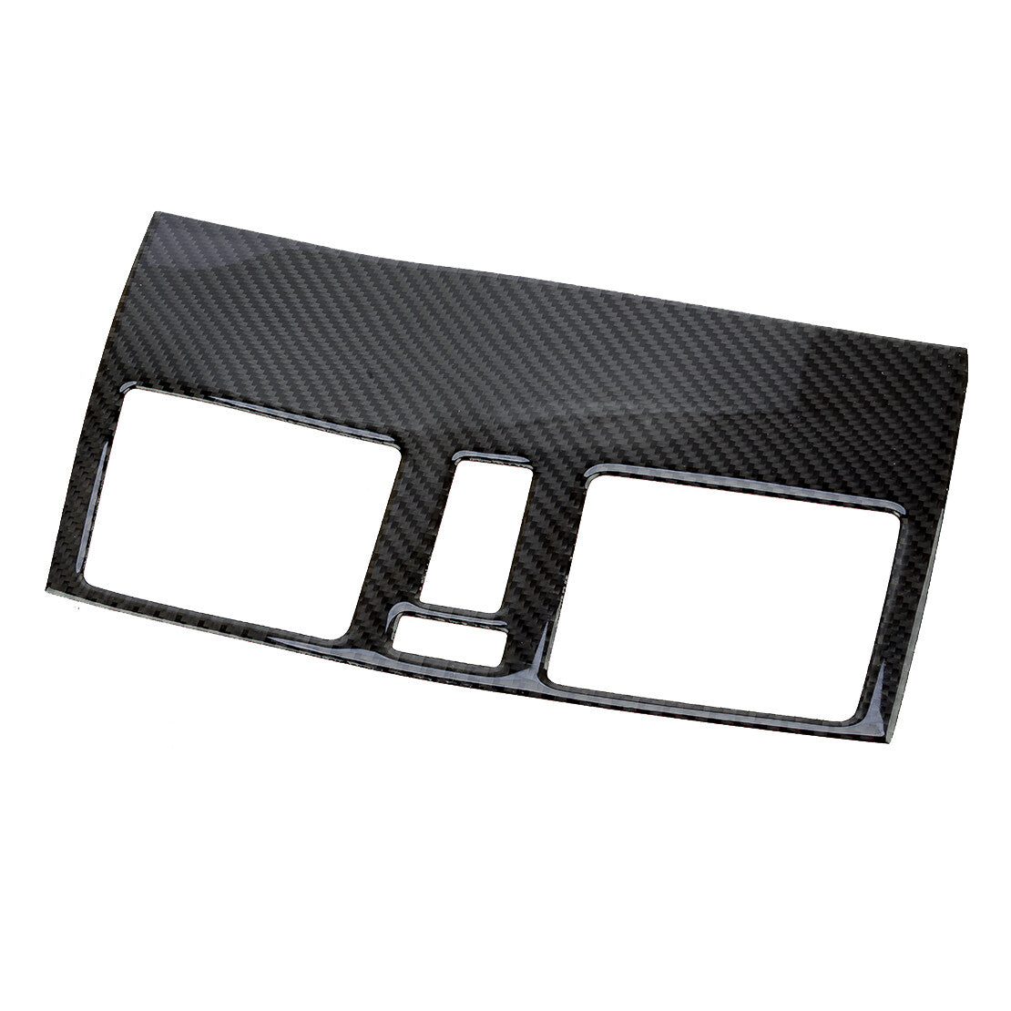 Carbon Fiber Center Console AC Vent Panel Cover Trim Fit for Mazda 3 2010 to2013