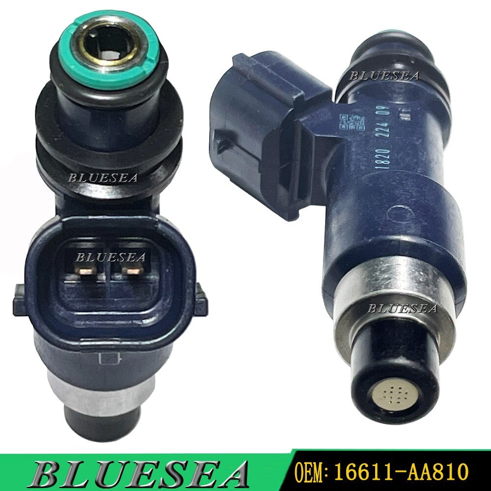 4 PC Fuel Injector 16611-AA810 For Fits 08-2016 for Subaru Forester Legacy Outback