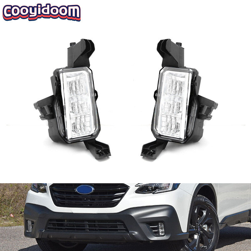 Suitable for 2020-22 for Subaru Outback LED Daytime Running Lights (DRL) and Front Fog Lights (LHRH)