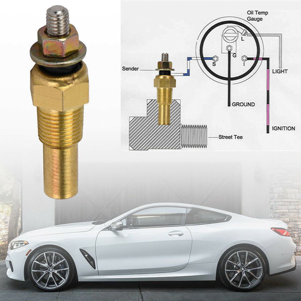 Universal 1/8 NPT Oil / Water Temp Sensor 0-300¡ãF Water Coolant Sensor