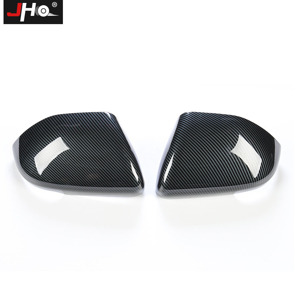 Carbon Fiber Car Rear View Mirror Cover Trim Frame Decor for Ford Explorer 2020+