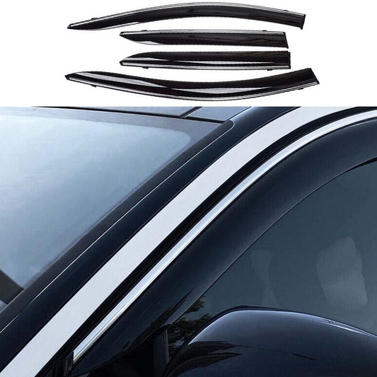 for Volkswagen ID.4 Black 4PCS 2021 2022-2023 Window Visor Shades Sun Rain Guard