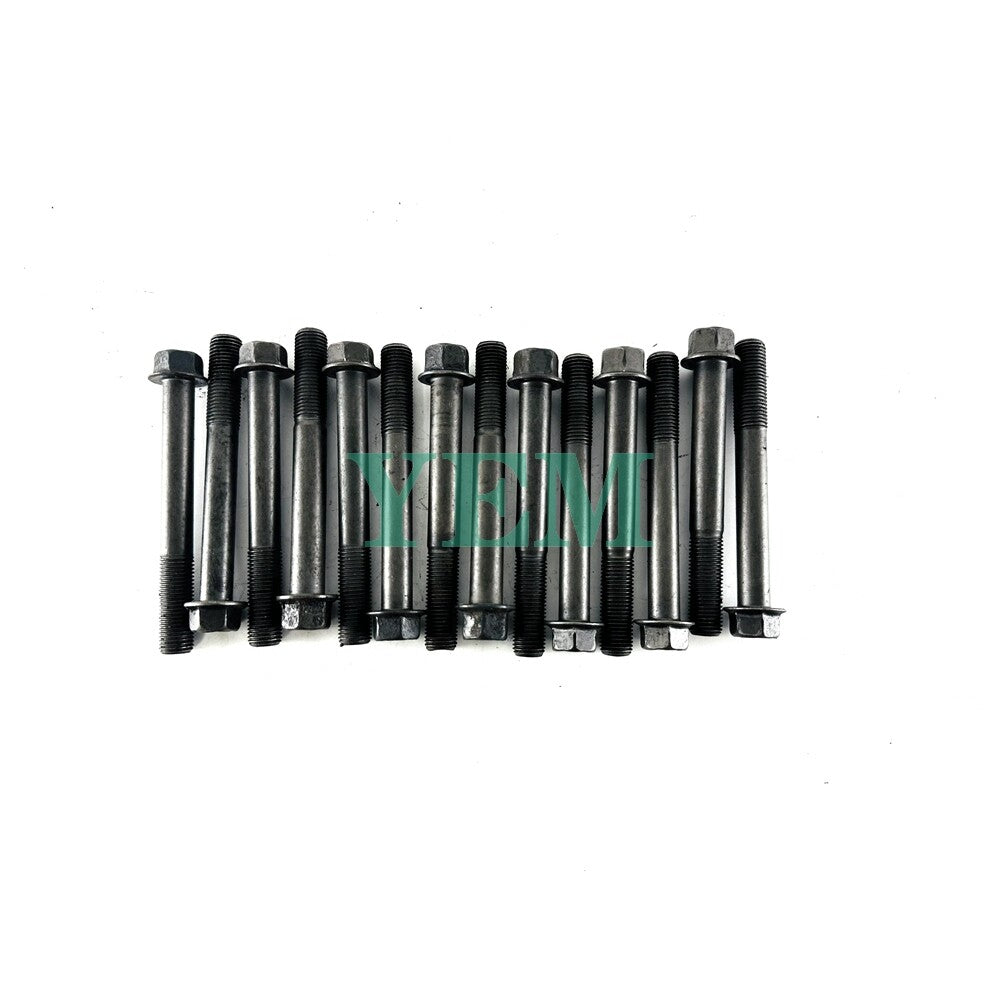 1 Set Engine Head Bolt 14pcs For Yanmar 3TNE66 Engine 3TNE66 Cylinder Head Bolt