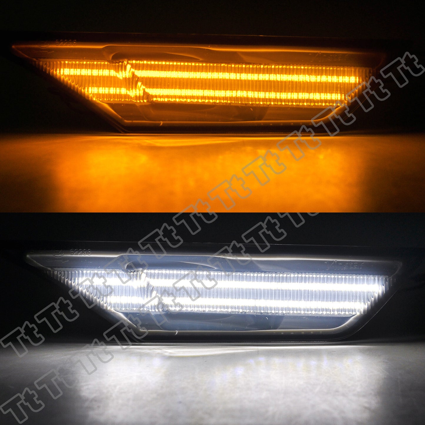Applicable to 16-21 for Honda for Civic Hatchback LED Side Marker Lights, Turn Signals, DRLs, and Smoke Lights