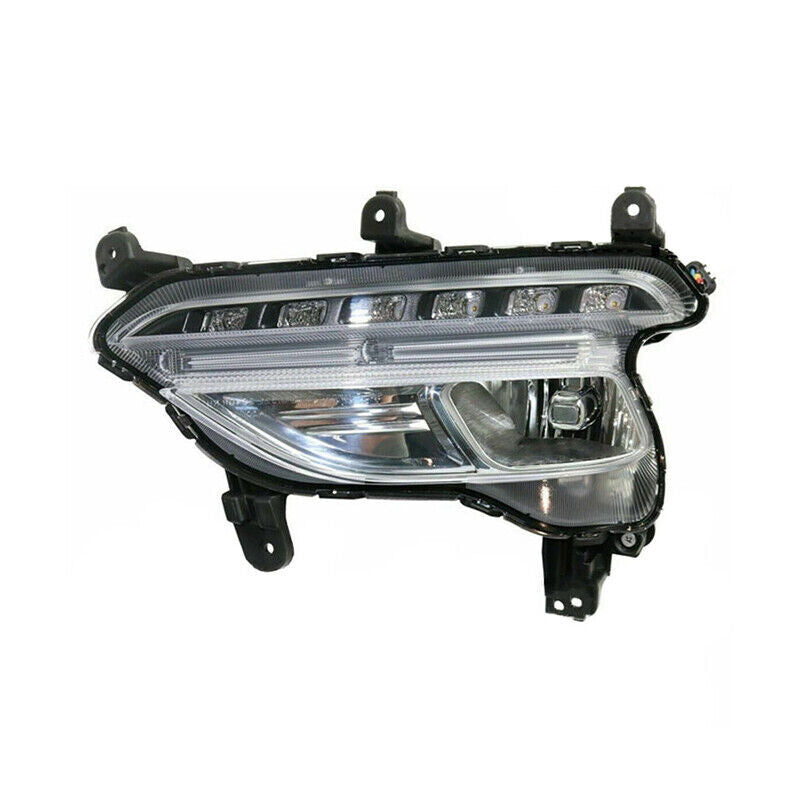 Left front fog light daytime running light applicable to 2016-2018 for Hyundai Santa Fe Sport.