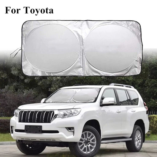 for Toyota Car Windshield Sun Shade Screen Foldable UV Block Cover Visor