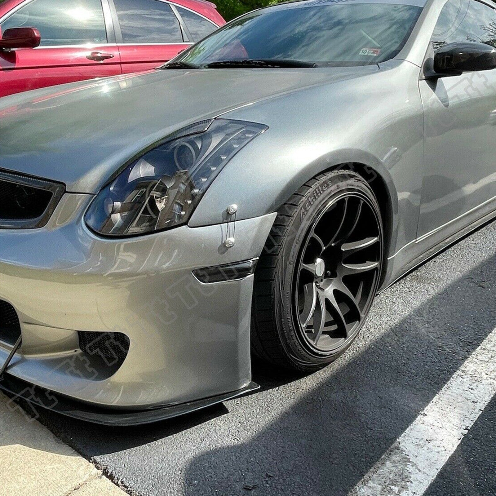 Suitable for 03-07 for INFINITI G35 2D Coupe Skyline V35 LED front marker lights (smoke effect)