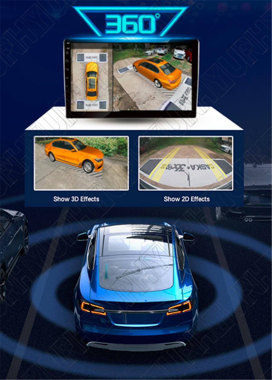 3D 360¡ã Surround View Car Camera 12V 1280900 Cameras Only For 360¡ã Car Radio