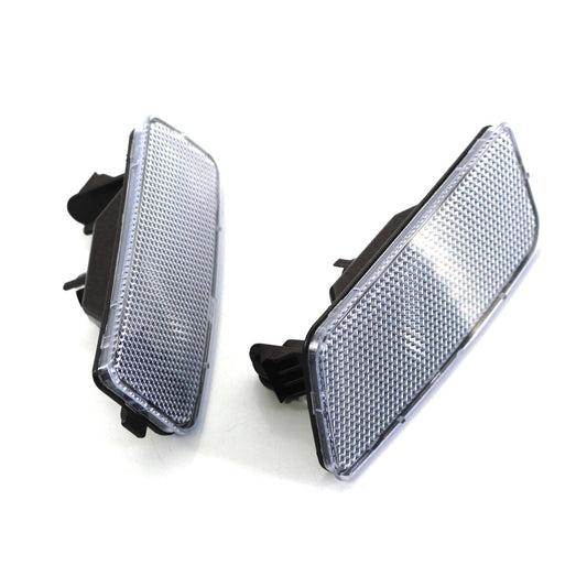 Transparent side marker light housings for front bumper of 2010-2014 for Volkswagen MK6 for Golf GTI
