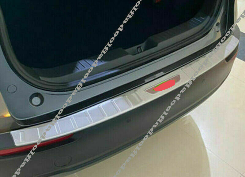 for Mazda CX-30 20-22 Silver Steel Outer Rear Bumper Protector Sill Plate Cover