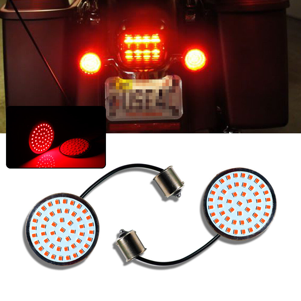 1156 Red LED Rear Turn Signal Light Insert Bulb for Harley Road, King Road, Glide