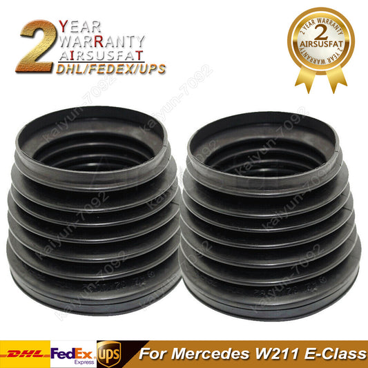 Pair Front W211 Air Shock Dust Cover Shock Boot Bellow for Mercedes E-Class New