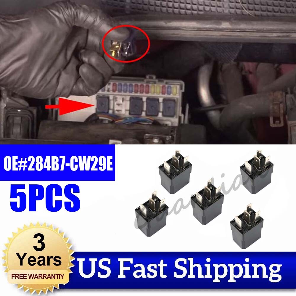 5PCS ECU Relay IPDM 284B7-CW29E New for Nissan Xterra Titan FRONTIER ARMADA