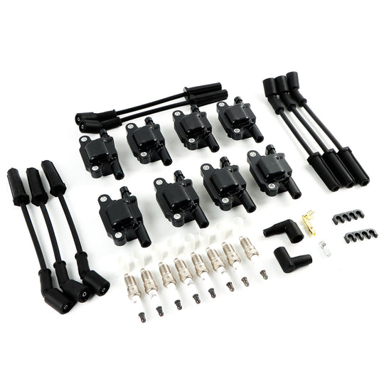 8 UF413 Ignition Coils + 41-962 Spark Plugs + Spark Plugs Wires for Buick for Chevy