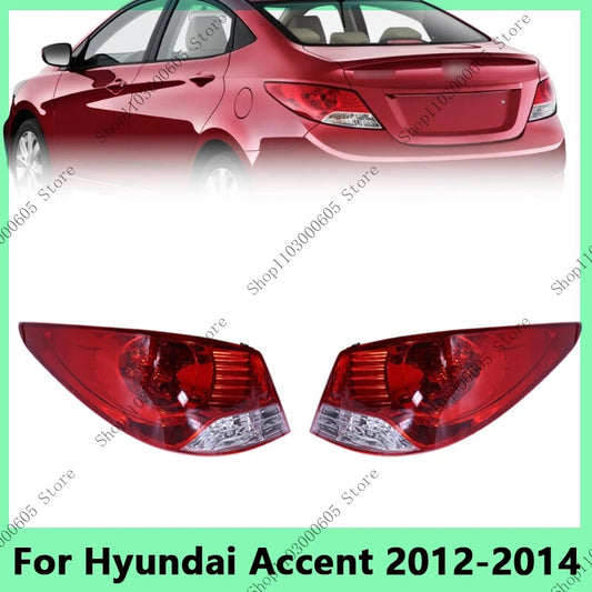 New Set Of 2 Fits for HYUNDAI ACCENT 12-2014 Right Left Side TAIL LAMP Assy