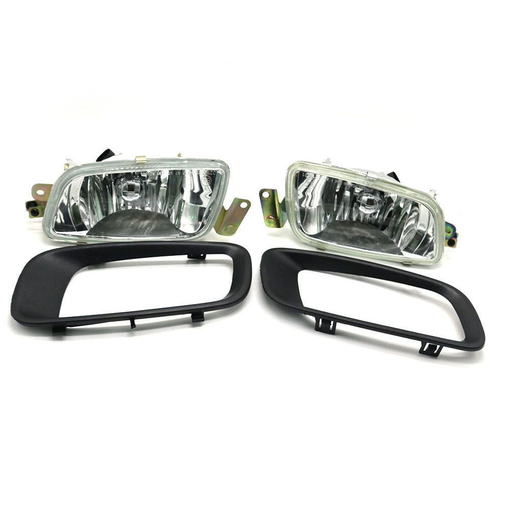 2 front fog lights + covers for Mitsubishi Pajero Montero V73 V75 V77 00-03