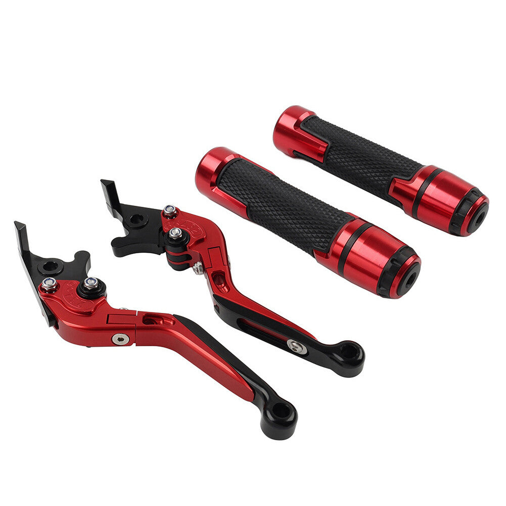 Folding Extendable Brake Clutch Levers Handlebar Grips Set for BMW G310R