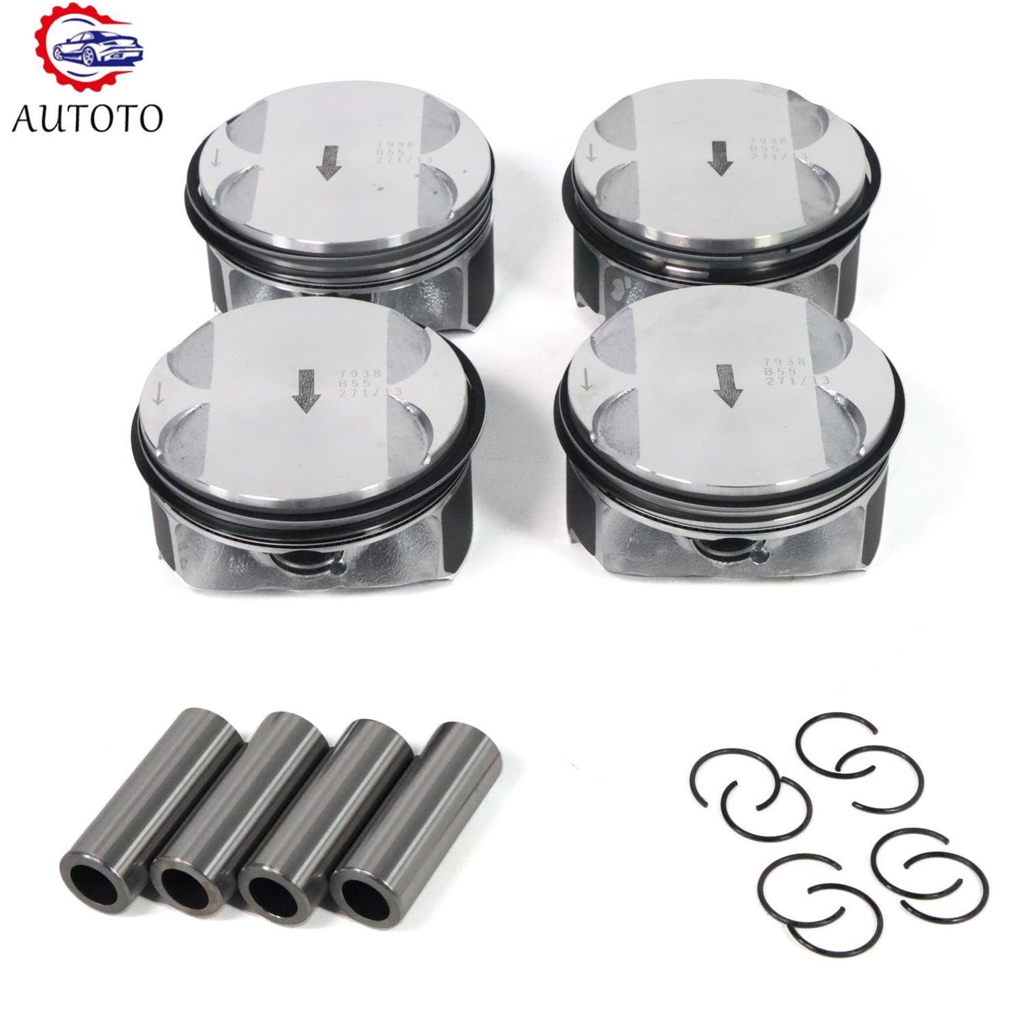 4X Piston  Rings Kit 12578324 Fits For Impala for Chevy Captiva Cobalt Equinox HHR