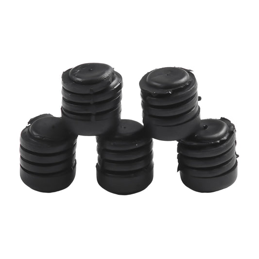 Premium Black Rubber Bonnet Buffer Hood Washer Bumper Parts for Nissan 5pcs Set