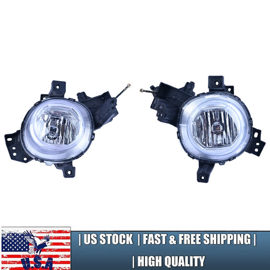 NEW 2 Pcs Left Right Side Fog Light Lamp for Kia Soul Wagon 2017-2019