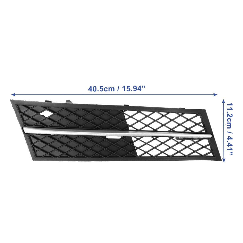 Front LH+RH Fog Light Grille Bumper Grill Cover for BMW 528i 535i 550i 2011-2013