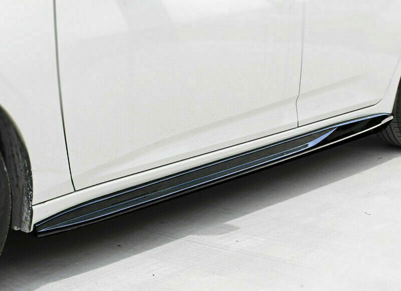 Glossy Black Side Skirt Bodykit Spoiler Guard for Nissan Sentra Sylphy 2020-2022