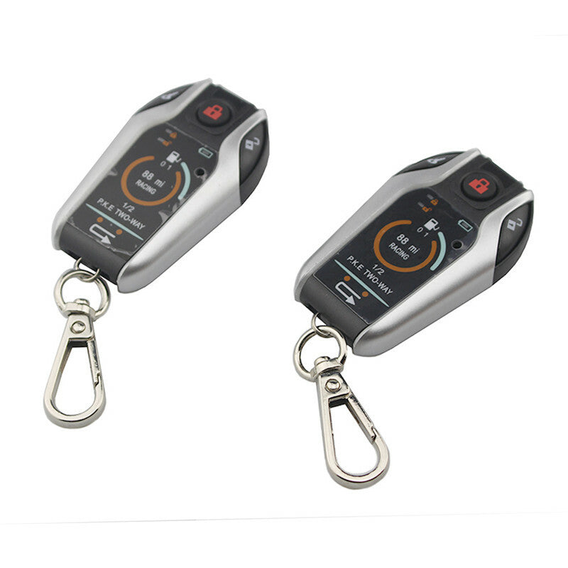 Two Way Motorcycle Alarm Anti Theft Remote Engine Start Alarms Security System