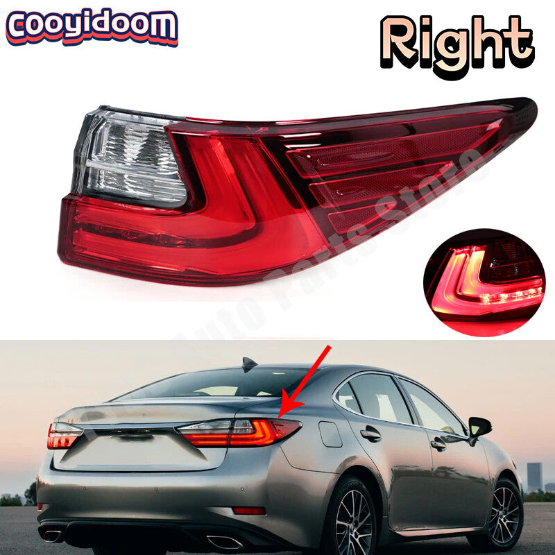 LED Right Tail Light for Lexus ES350 2016-2017 Rear Brake Lamp 8155133621-PFM